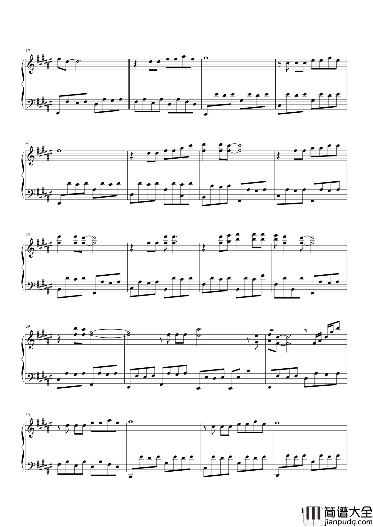 寂静之声钢琴谱_教皇合唱团_在迷茫中,寻找答案