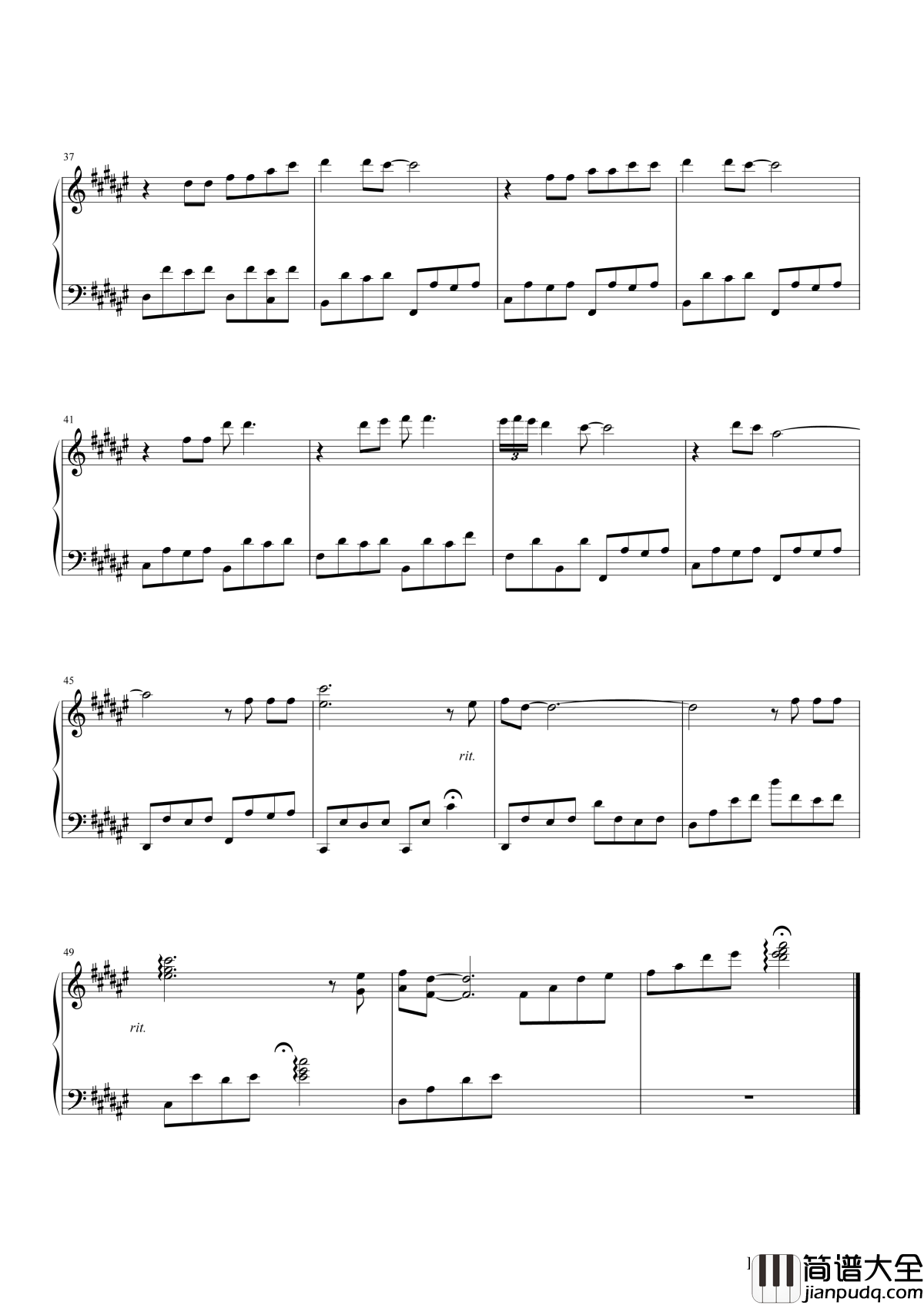 寂静之声钢琴谱_教皇合唱团_在迷茫中,寻找答案