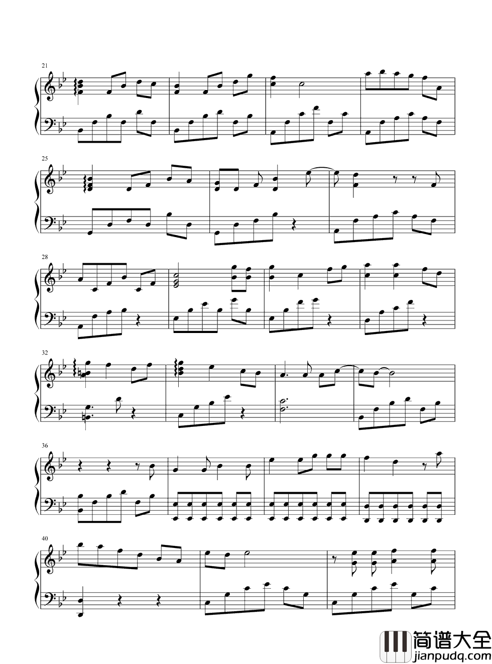 后会无期钢琴谱_邓紫棋|我会告别_告别我自己