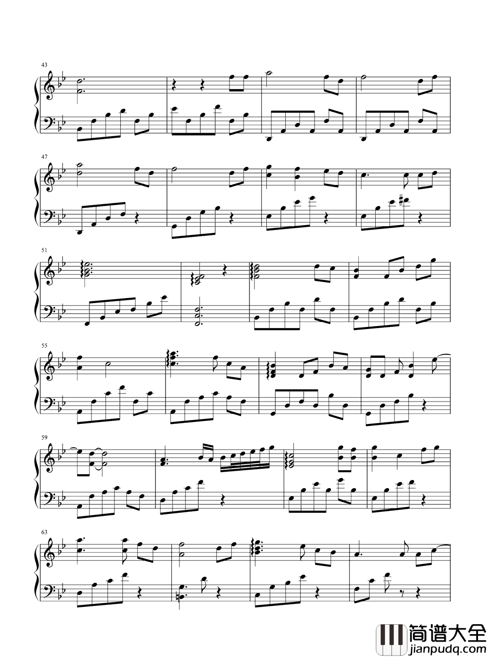 后会无期钢琴谱_邓紫棋|我会告别_告别我自己