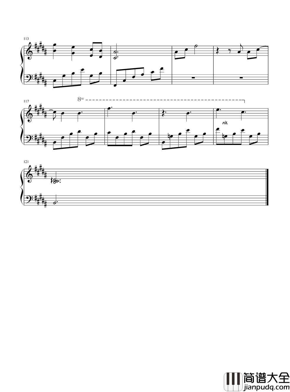 后会无期钢琴谱_邓紫棋|我会告别_告别我自己