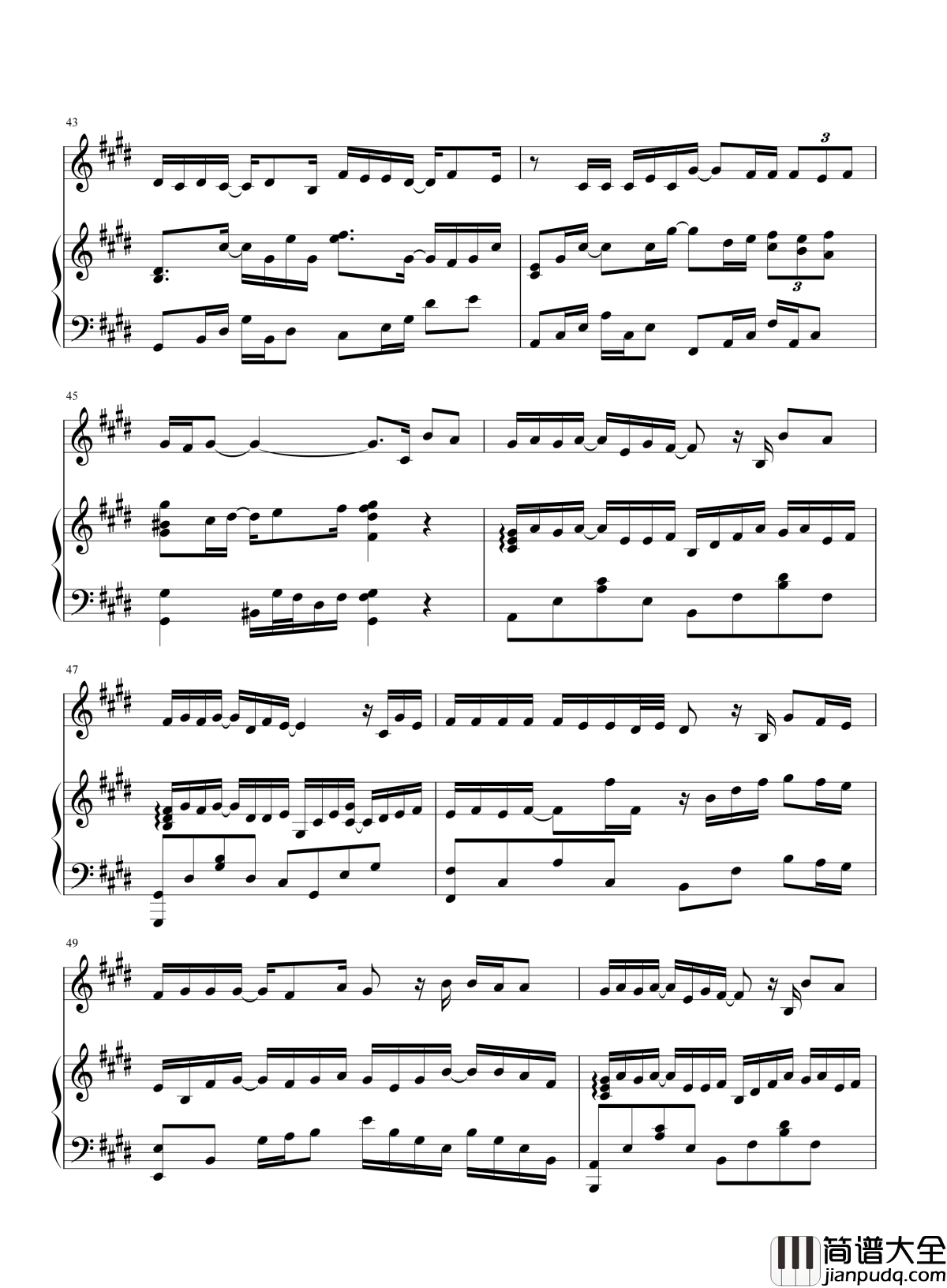 走着走着就散了钢琴谱_庄心妍|有些人走着走着就散了