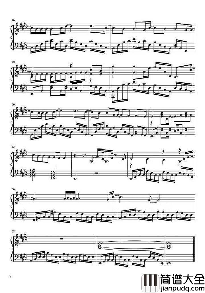 你的背包钢琴谱_陈奕迅|我的朋友都说它旧得很好看