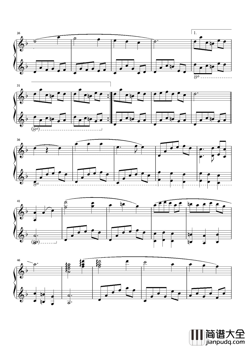 斯卡布罗集市钢琴谱_莎拉·布莱曼_最经典民谣音乐