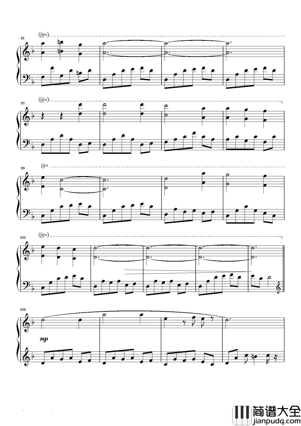 斯卡布罗集市钢琴谱_莎拉·布莱曼_最经典民谣音乐