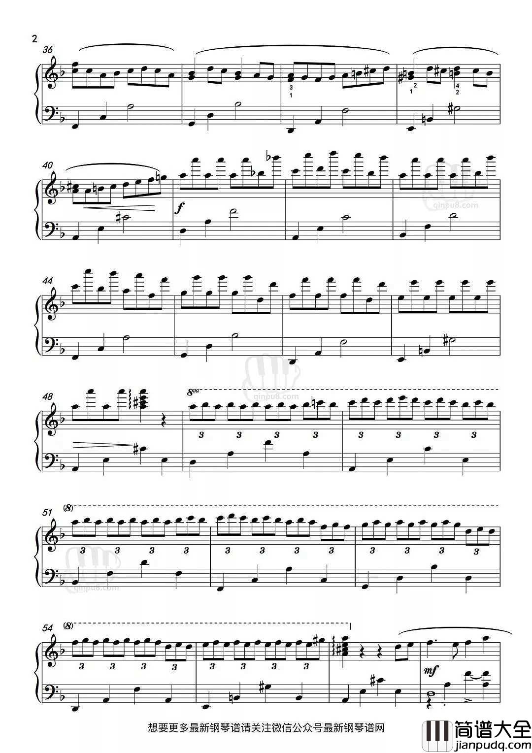 伤心的人别弹卡农钢琴谱_令人耳目一新的改编,酷炫而又治愈的卡农