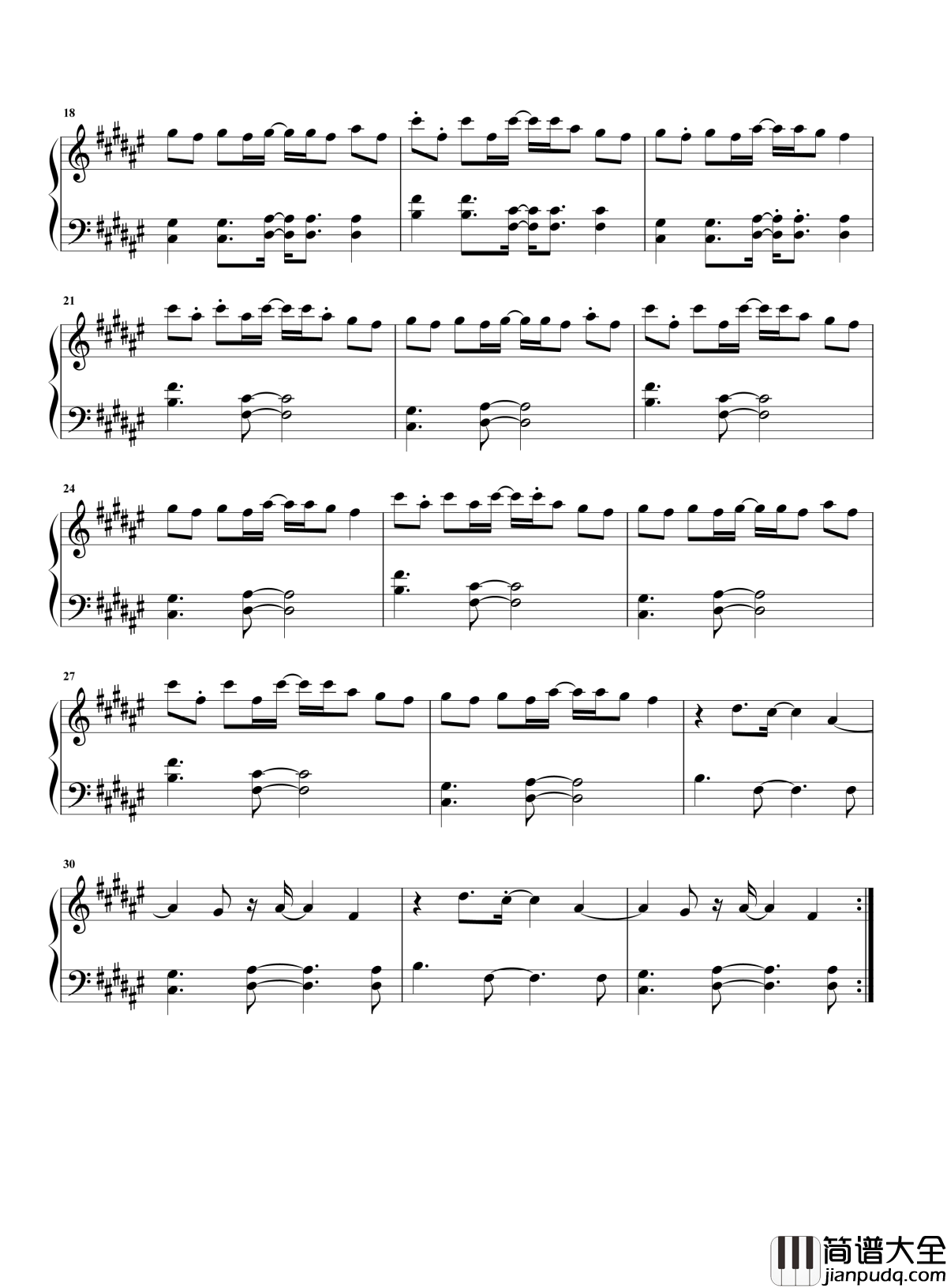 文爱钢琴谱_CG_与你想做的有太多,却只能与你错过