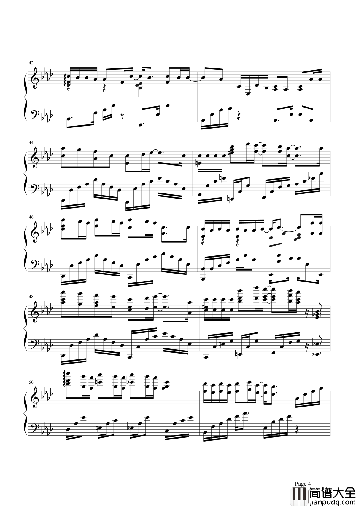 有个爱你的人不容易钢琴谱_那英|别当错过了失去了_才忏悔的你