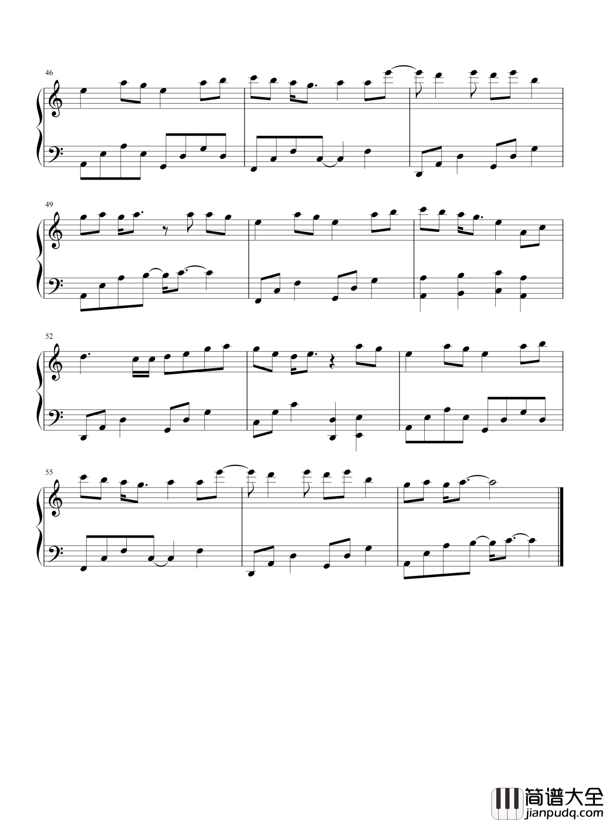 桃花诺钢琴谱_邓紫棋_虔诚夙愿一念桃花