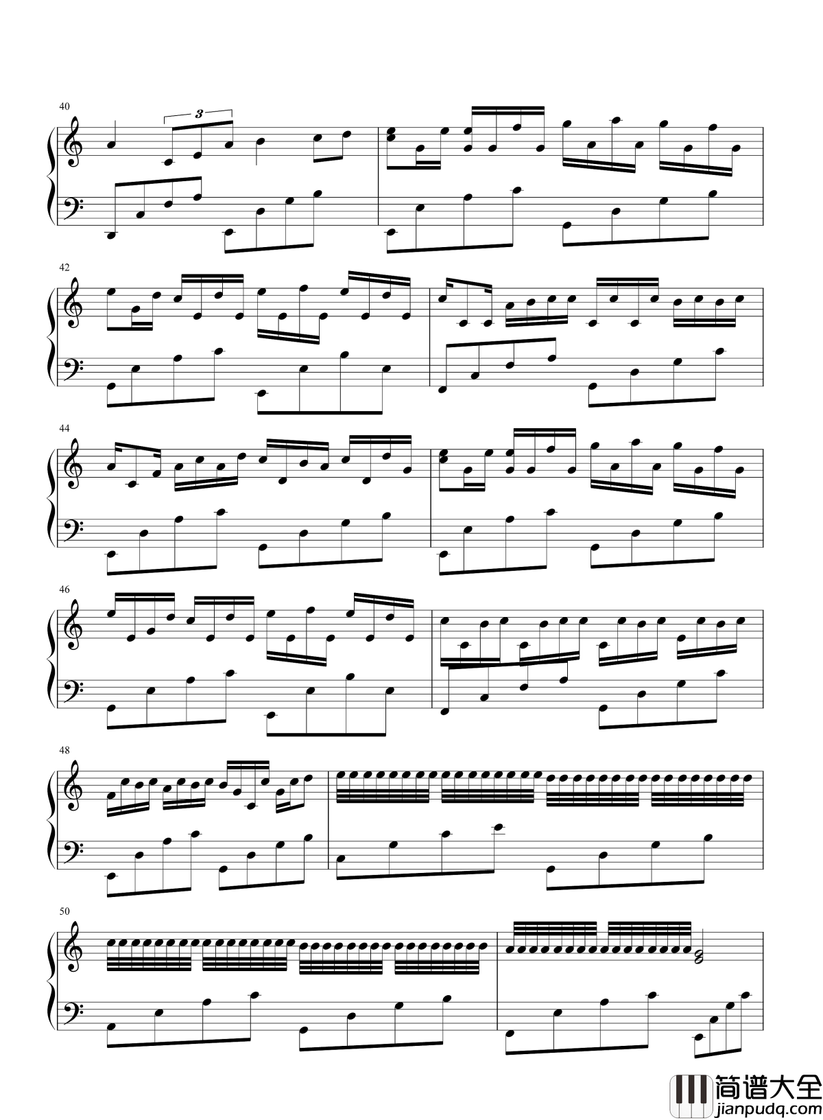 如果有来生钢琴谱_谭维维_许你一个未来,像首诗那般美