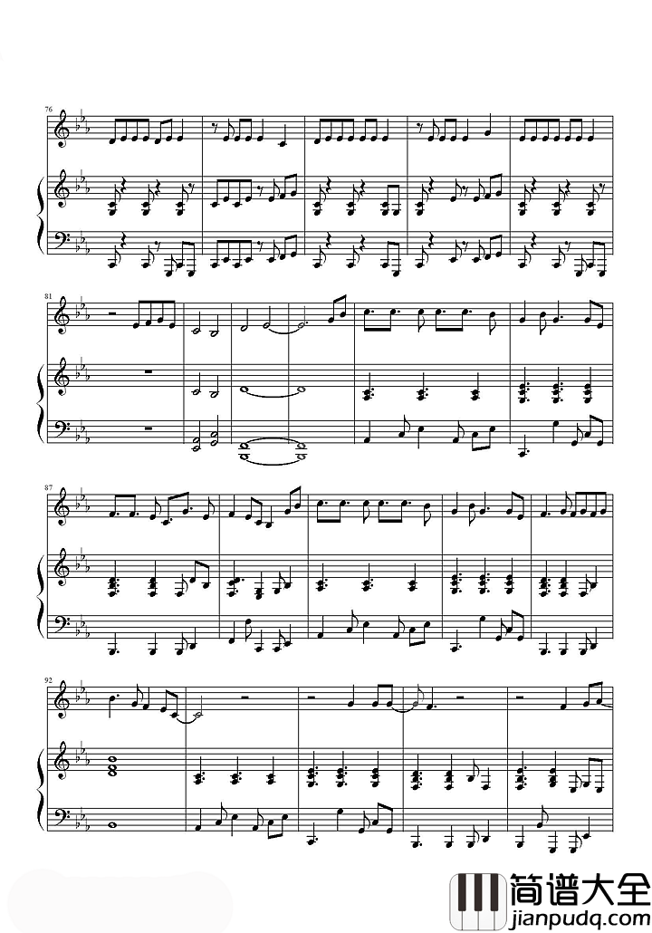 我的梦钢琴谱_张靓颖|因为你是我的梦