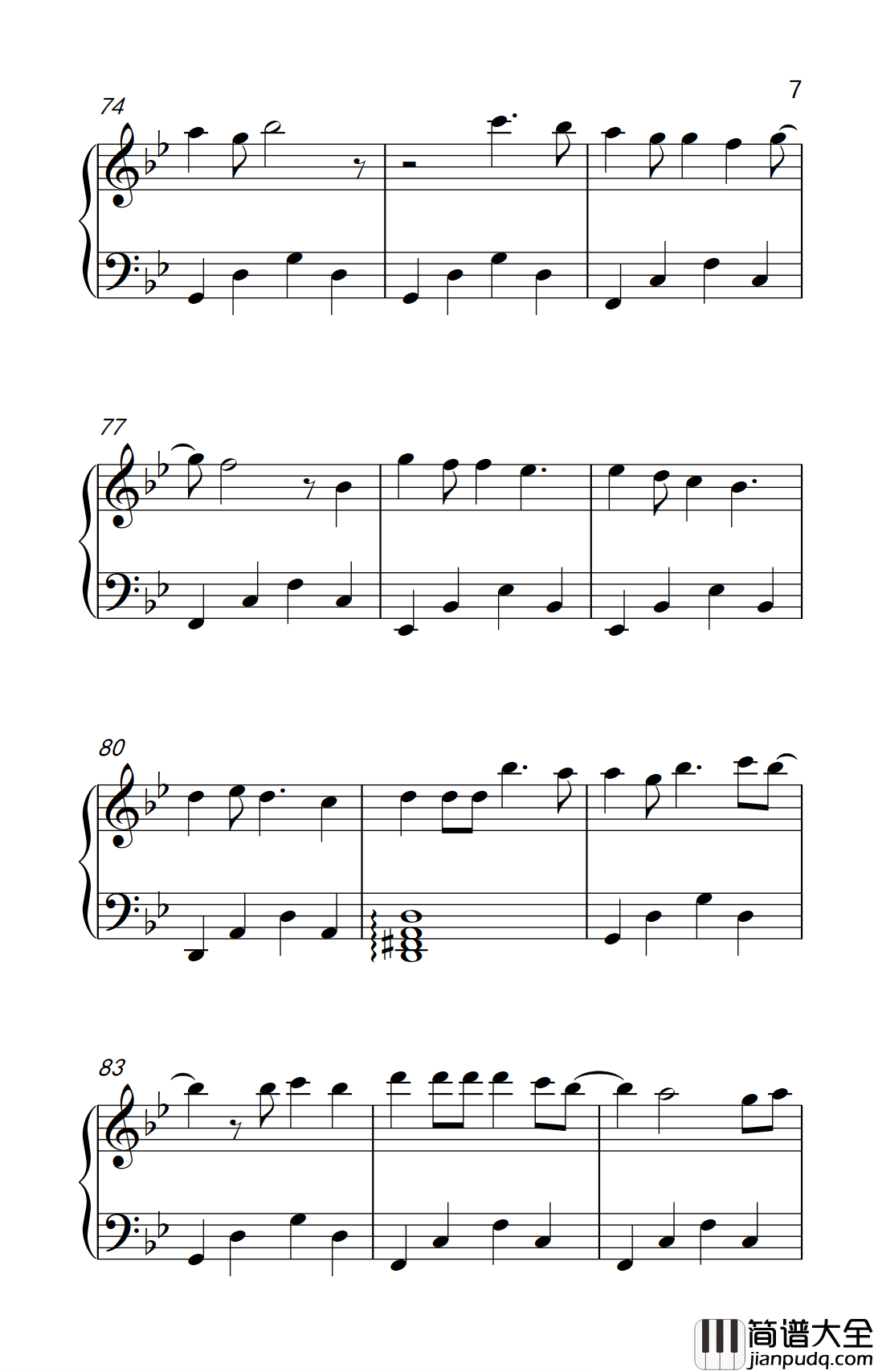 回忆的沙漏钢琴谱_邓紫棋_海豚一样的嗓音,好听至极