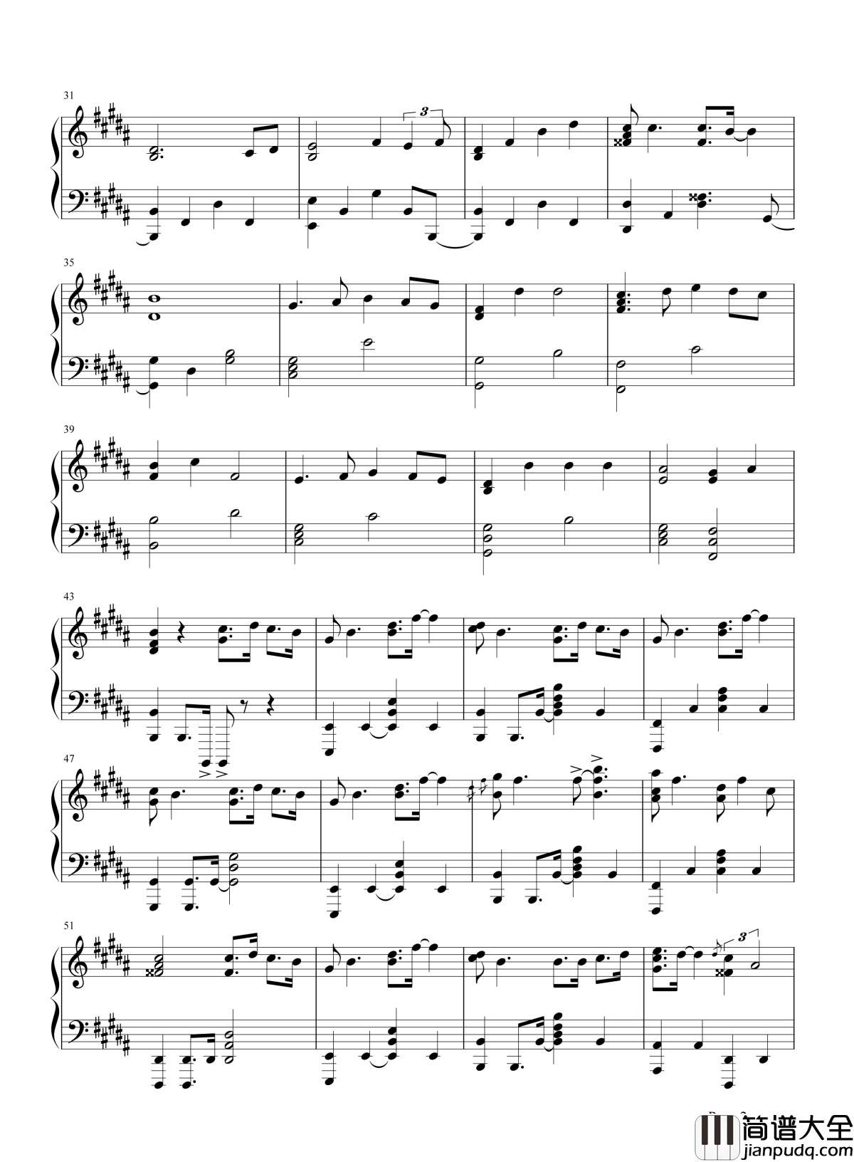 lemon钢琴谱_米津玄师日剧Unnatural主题曲