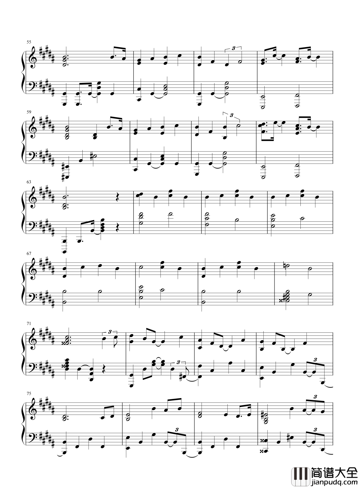 lemon钢琴谱_米津玄师日剧Unnatural主题曲