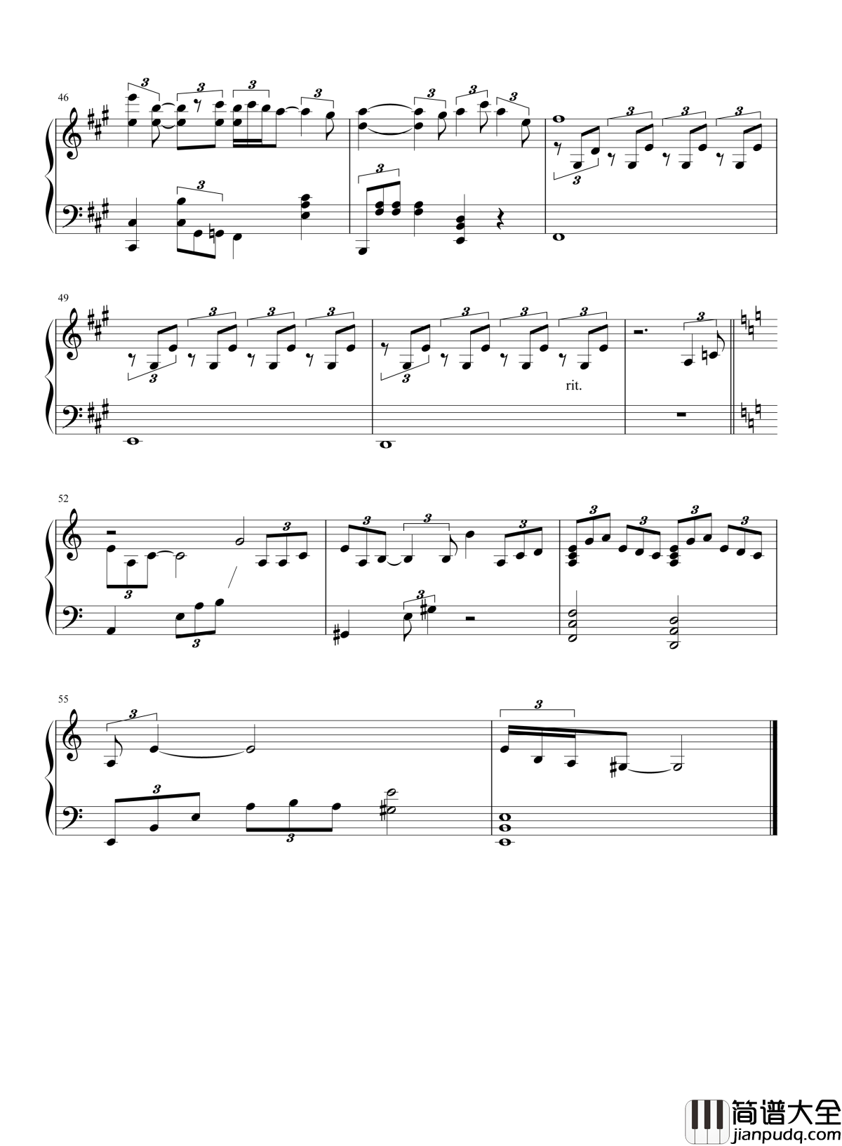 爱钢琴谱_莫文蔚_|假如我不曾爱你_我不会失去自己