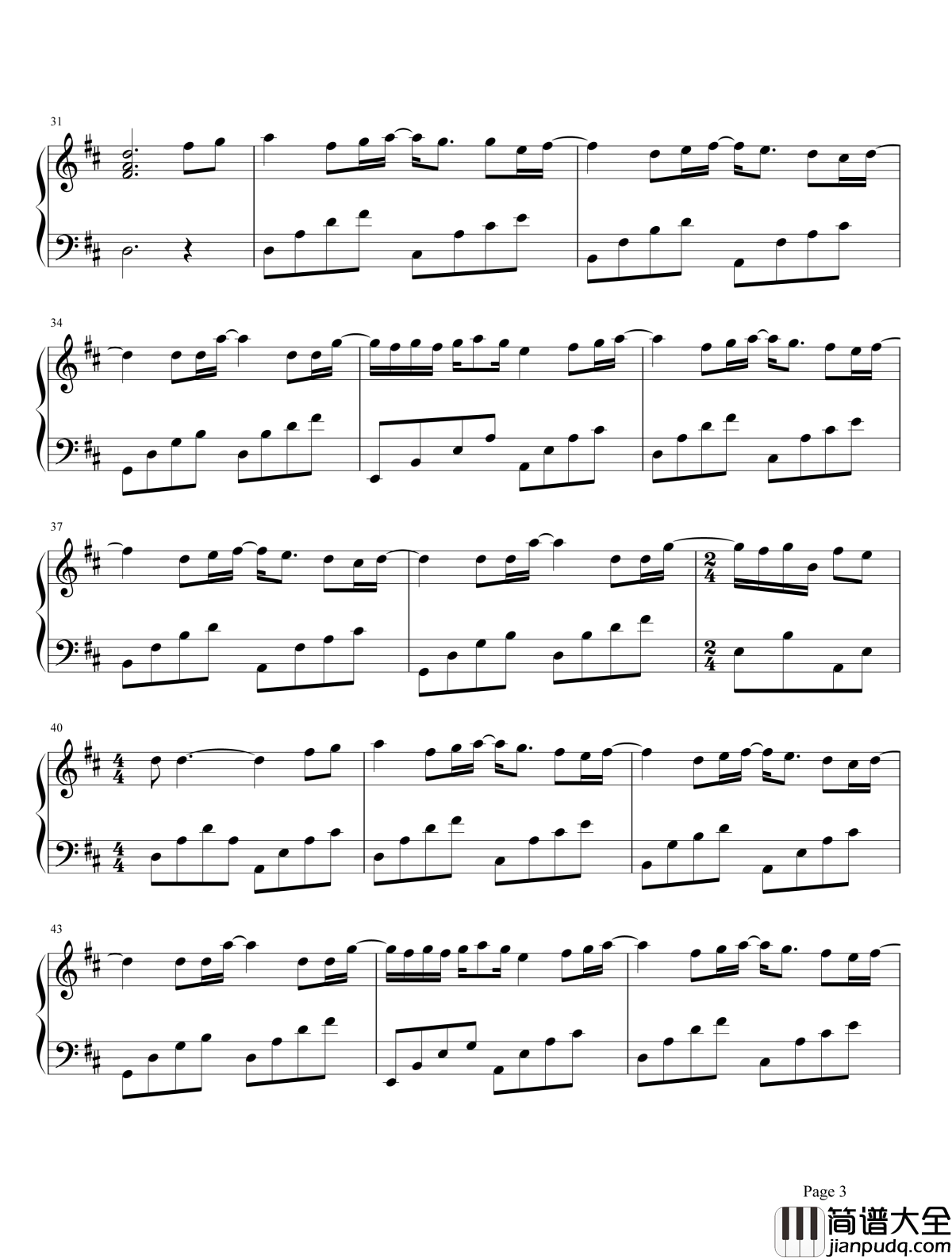 忽然之间钢琴谱__莫文蔚|时针都停摆_生命像尘埃