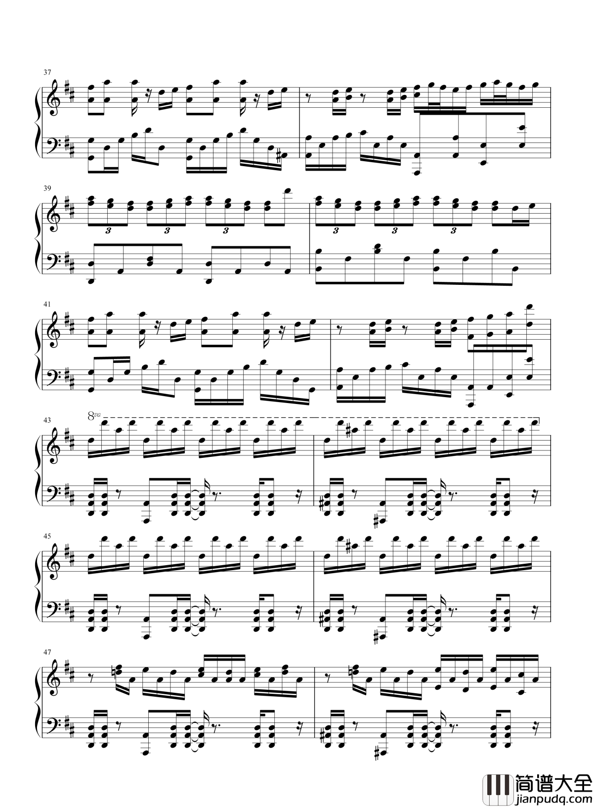 龙卷风_钢琴谱_邓紫棋_爱情来的太快