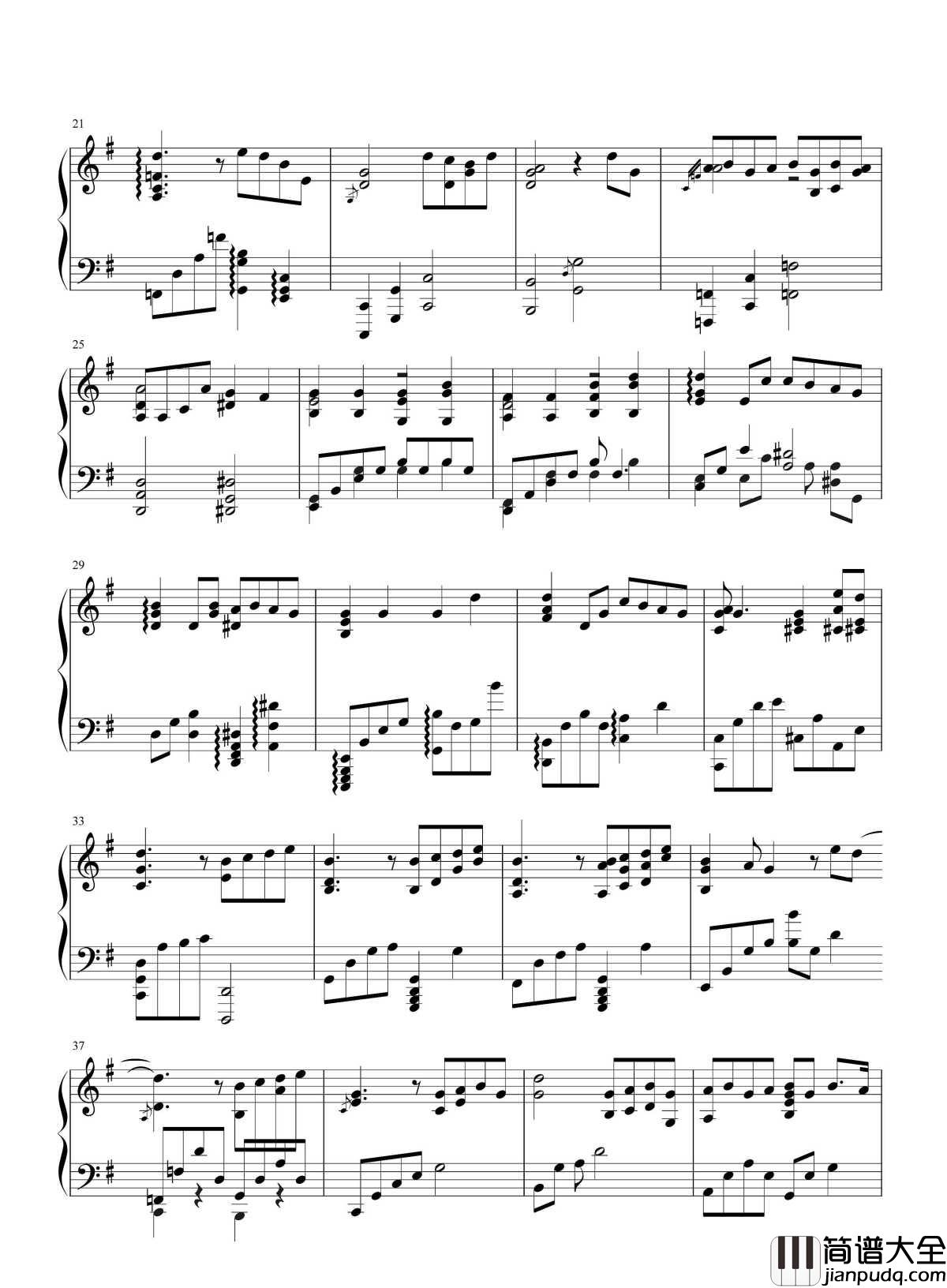 你给我听好钢琴谱_陈奕迅_其实你都知道