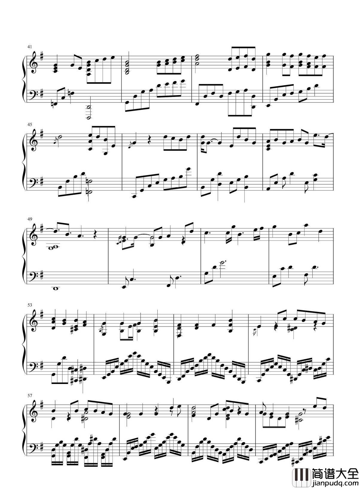 你给我听好钢琴谱_陈奕迅_其实你都知道