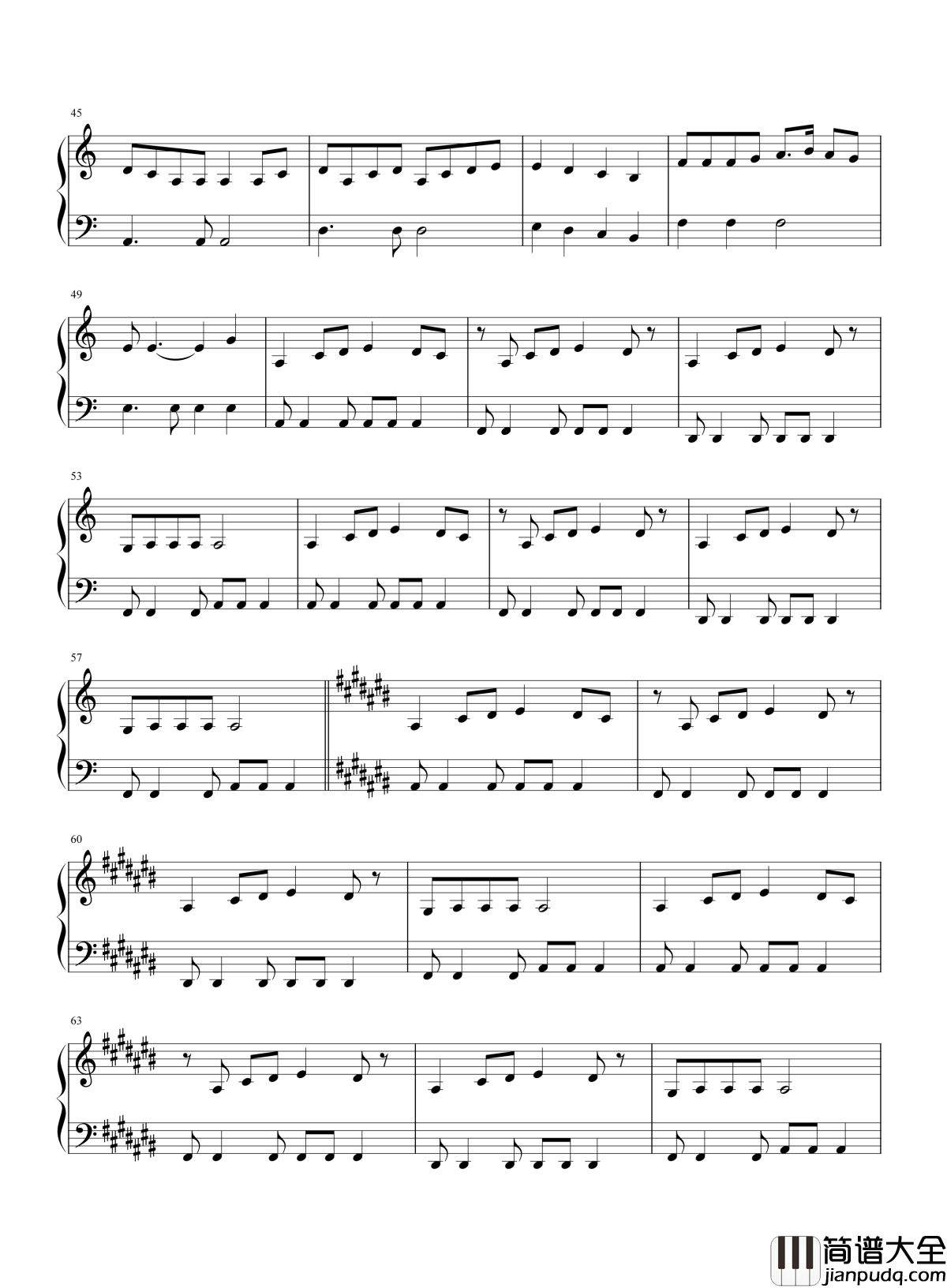 裙姊钢琴谱_李荣浩|中西曲风大碰撞_致敬传统文化