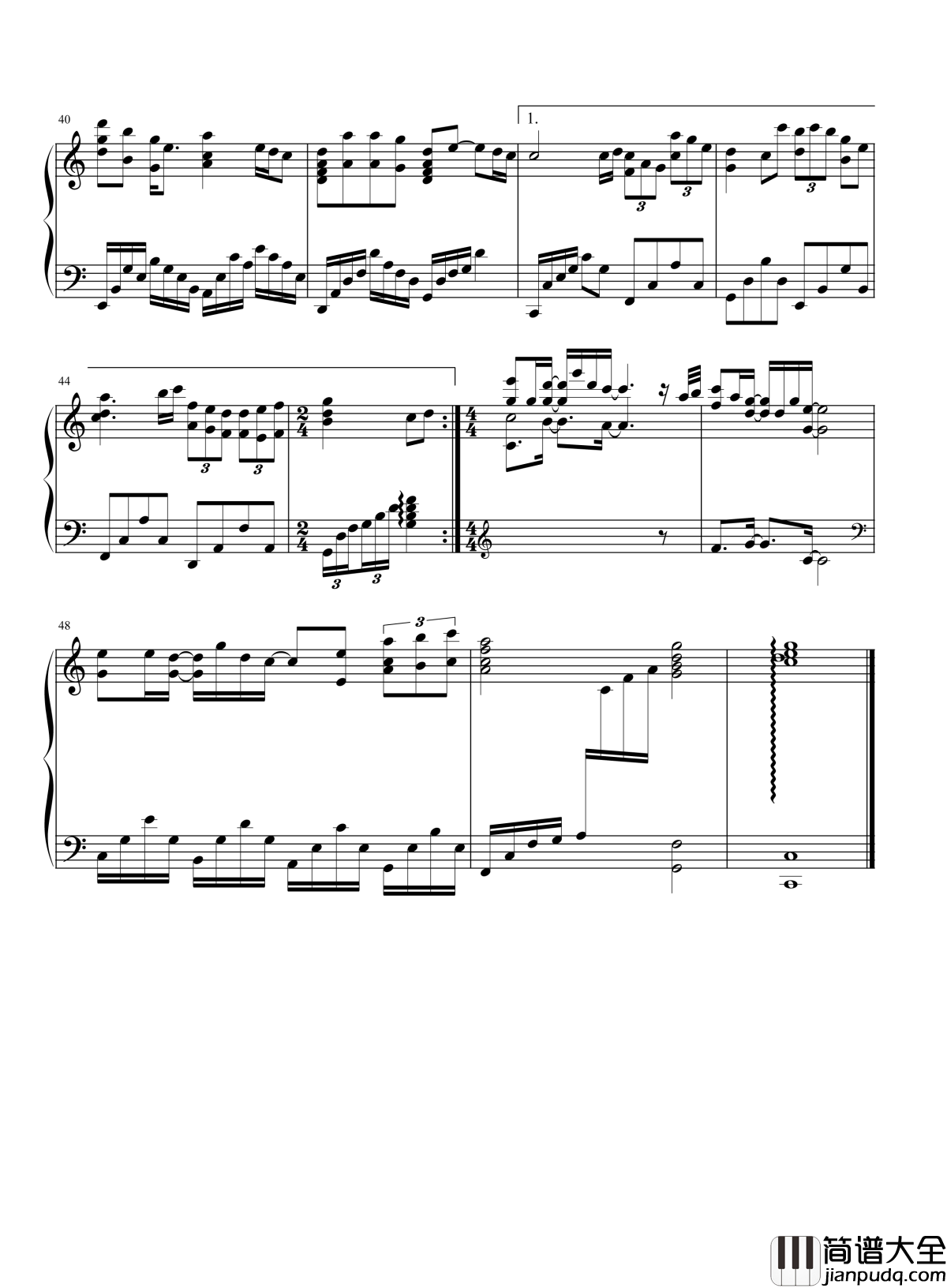 红豆钢琴谱_王菲｜宁愿选择留恋不放手