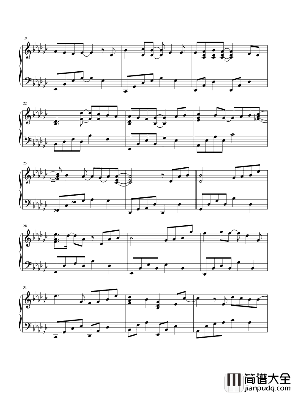 独家记忆钢琴谱_郁可唯/陈小春_我喜欢你,是我独家的记忆