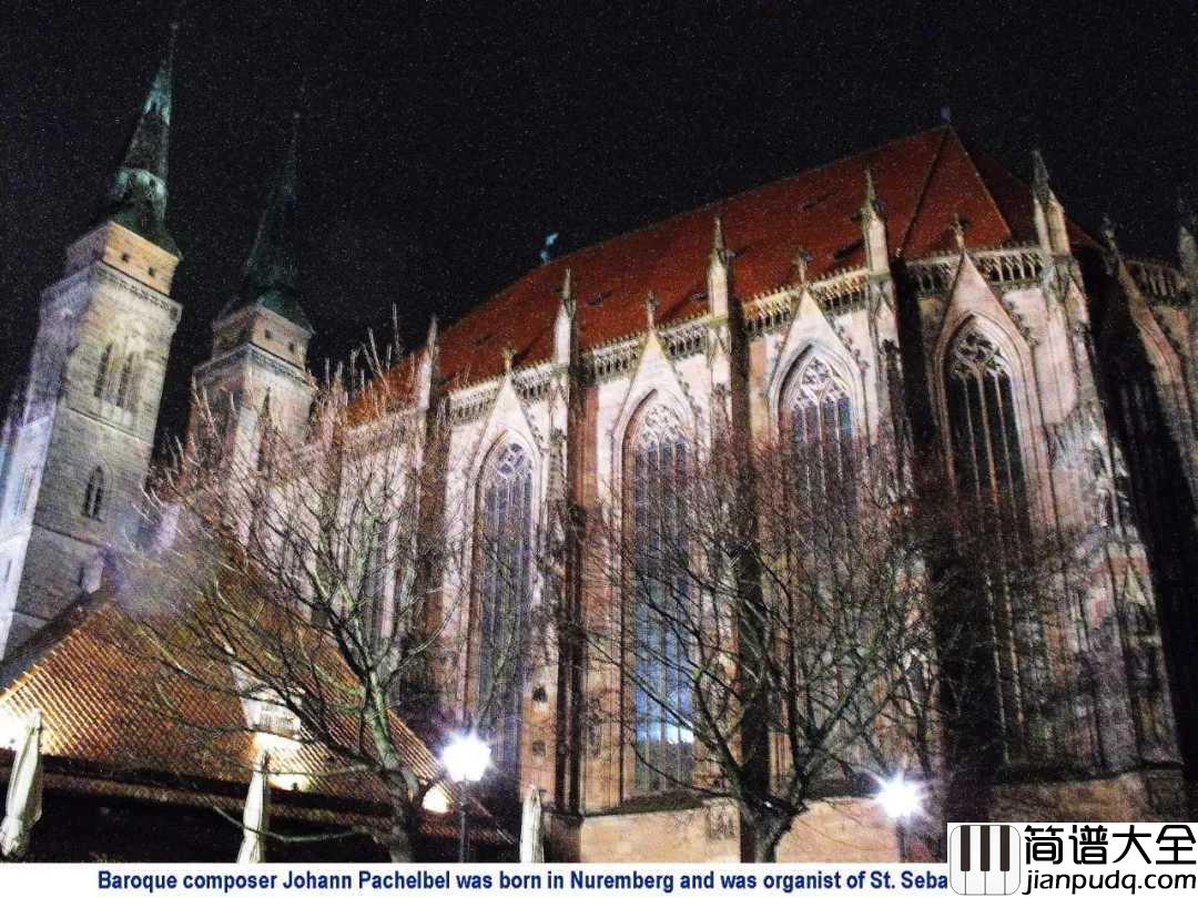 d大调卡农钢琴谱_帕赫贝尔_抵死缠绵的曲式