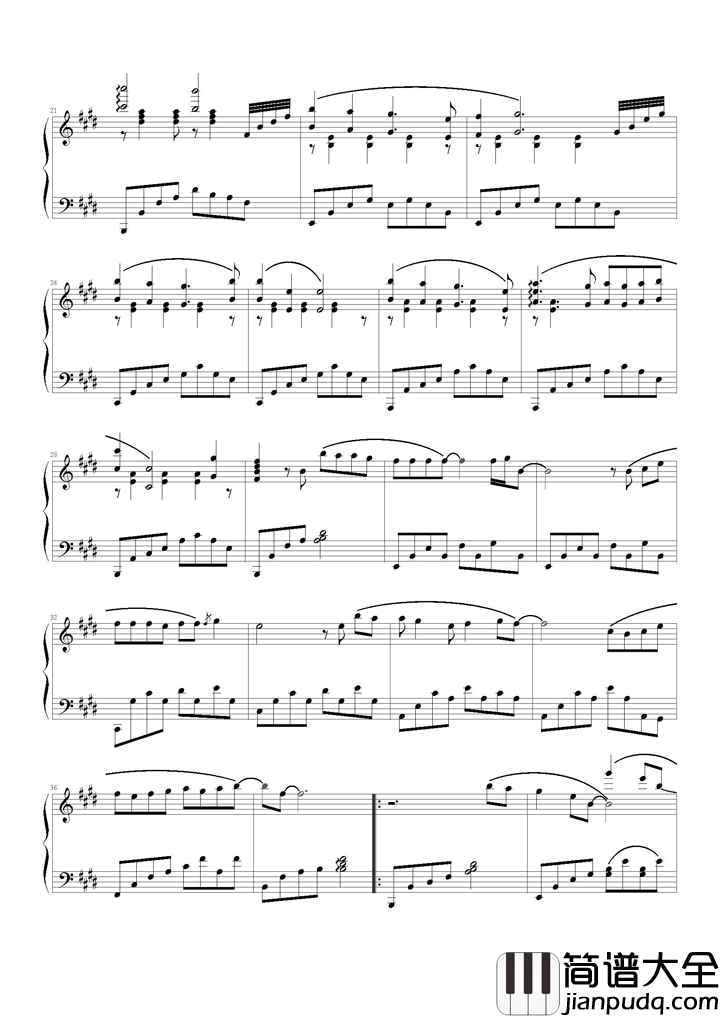 矜持钢琴谱_王菲|我是爱你的__我爱你到底