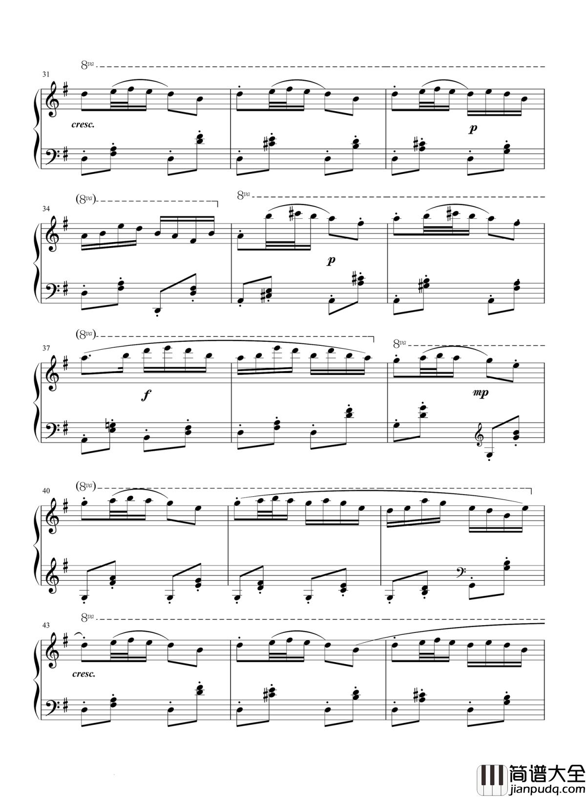 牧童短笛钢琴谱_贺绿汀_中国现代钢琴音乐的创造性典范