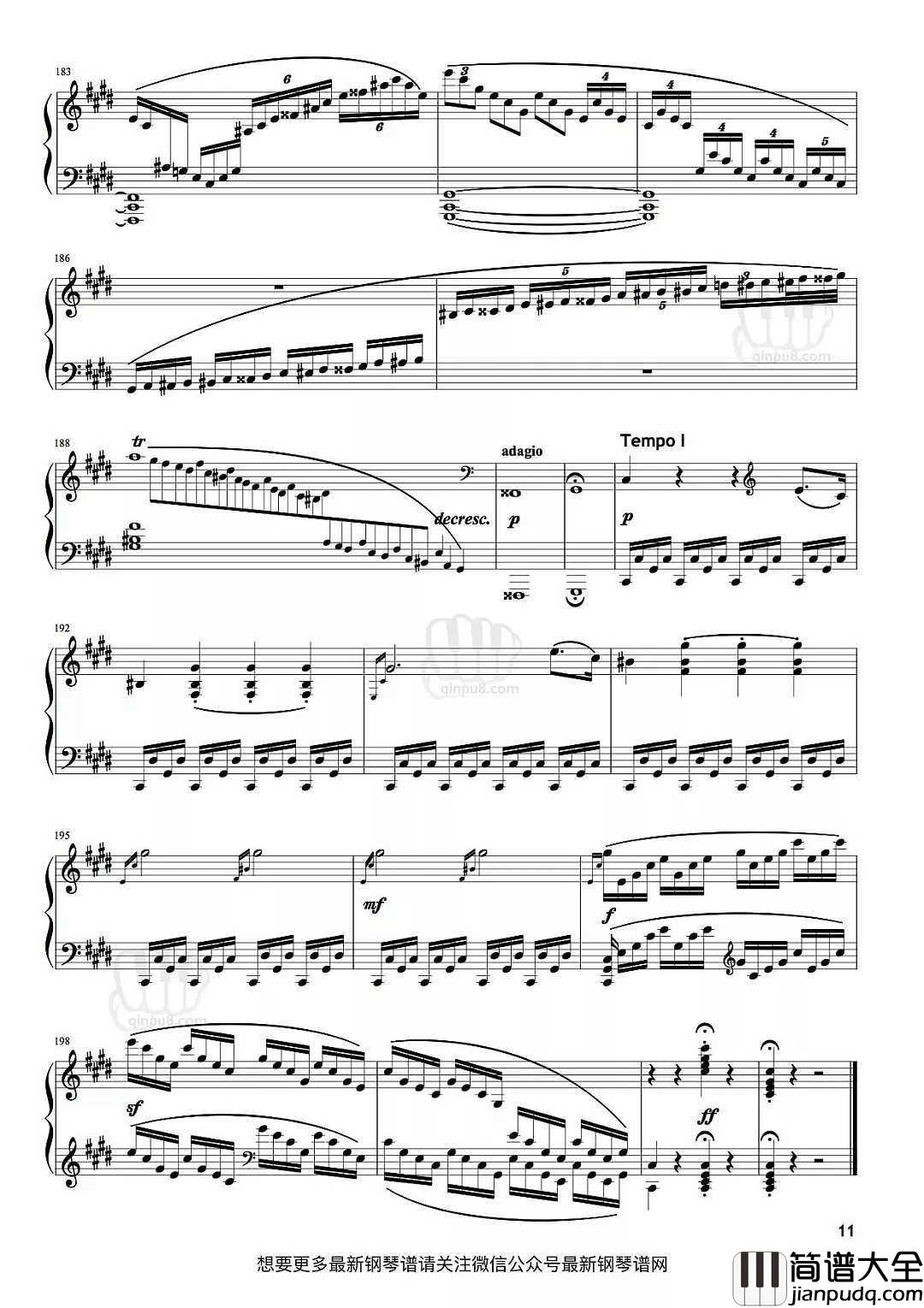 月光奏鸣曲第三乐章钢琴谱_风儿闷声不响,月光如此温存