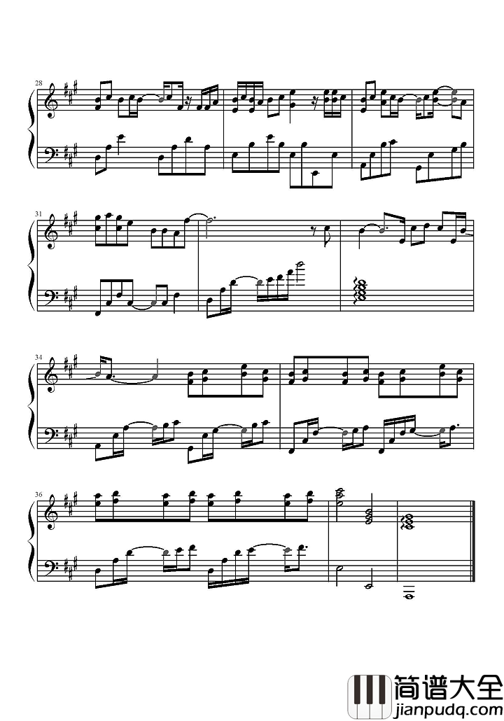 他不懂钢琴谱_张杰|不懂你的心