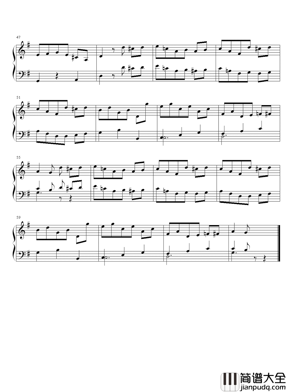 小步舞曲钢琴谱_贝多芬众多小步舞曲中最著名的作品