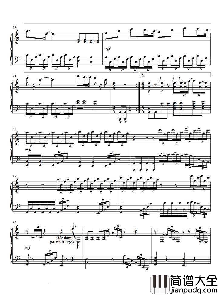 新地球钢琴谱_林俊杰|新地球_星星很闪耀