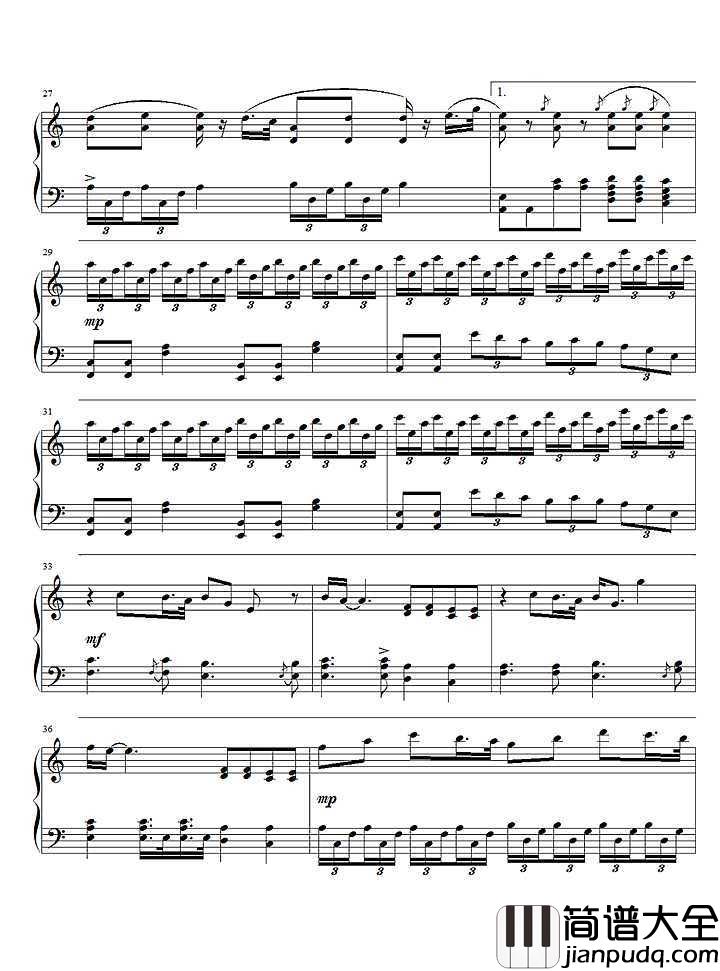 新地球钢琴谱_林俊杰|新地球_星星很闪耀