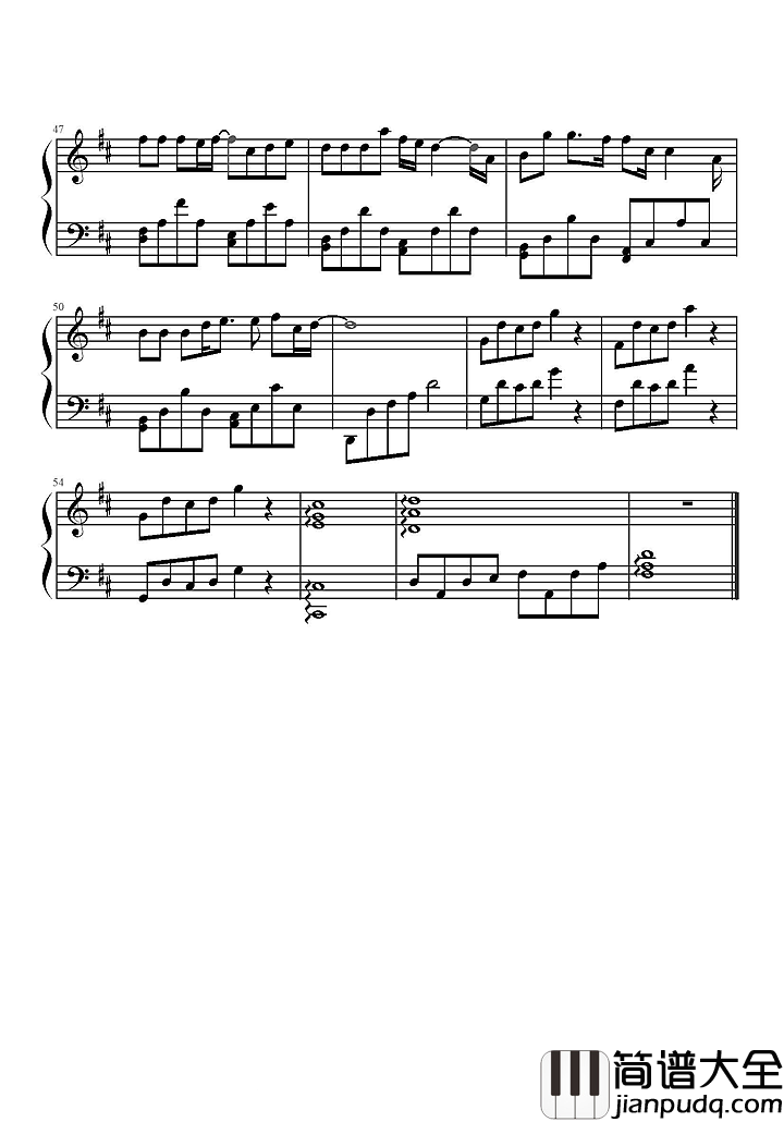 Love_U_U钢琴谱_林俊杰|love_u_u_stay_with_me