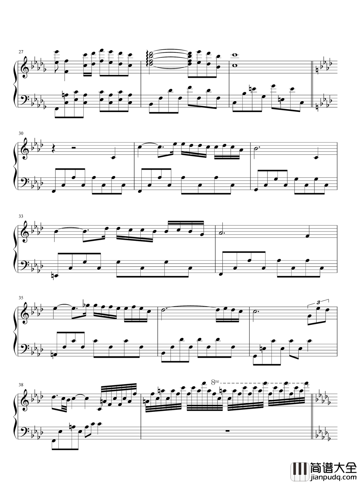 秋日私语钢琴谱_理查德.克莱德曼秋天里的童话,秋天里的温馨烂漫...