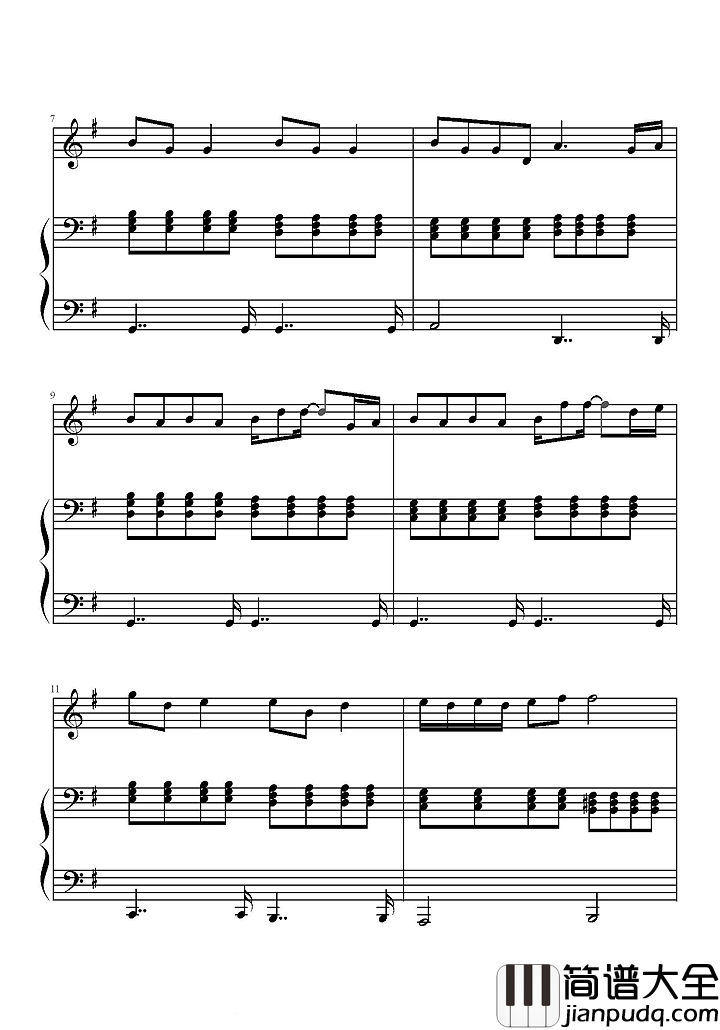 岁月神偷钢琴谱_金玟岐|天地无情时光最难留