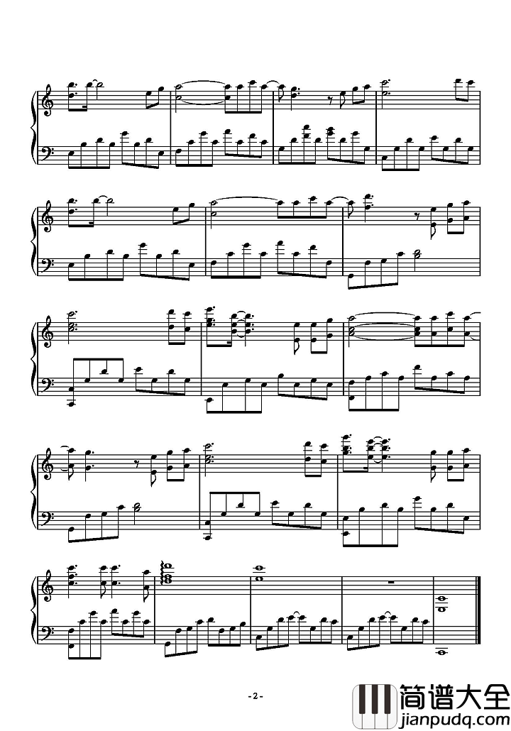 在这个世界相遇钢琴谱大鱼海棠主题曲_陈奕迅_|终有一别,也不负在这个世界相遇