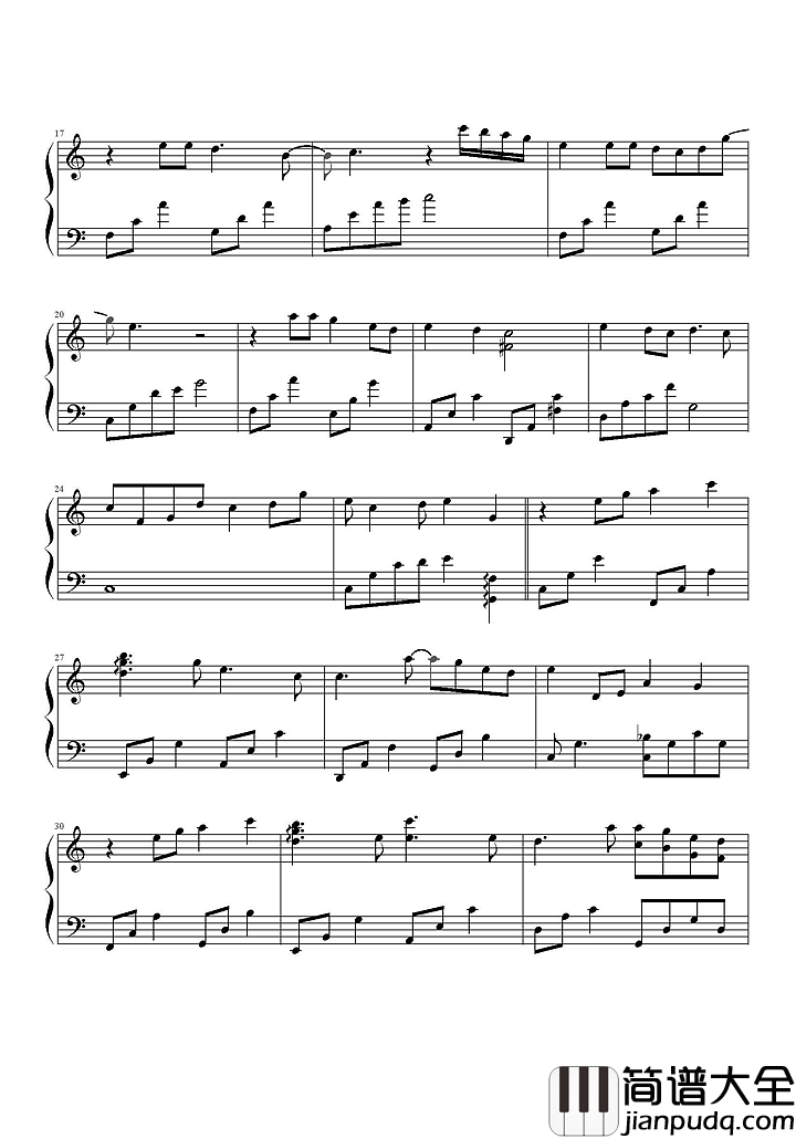 时间煮雨钢琴谱_吴亦凡_是否只是童言无忌