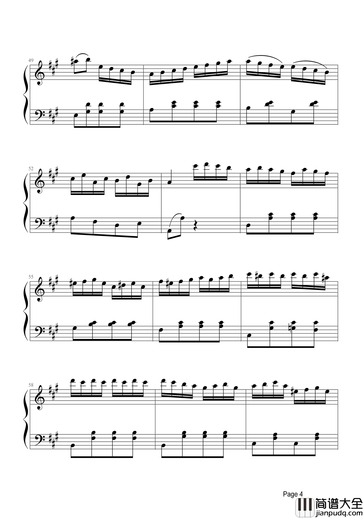 土耳其进行曲钢琴谱_莫扎特带你体验异国风味的曲调