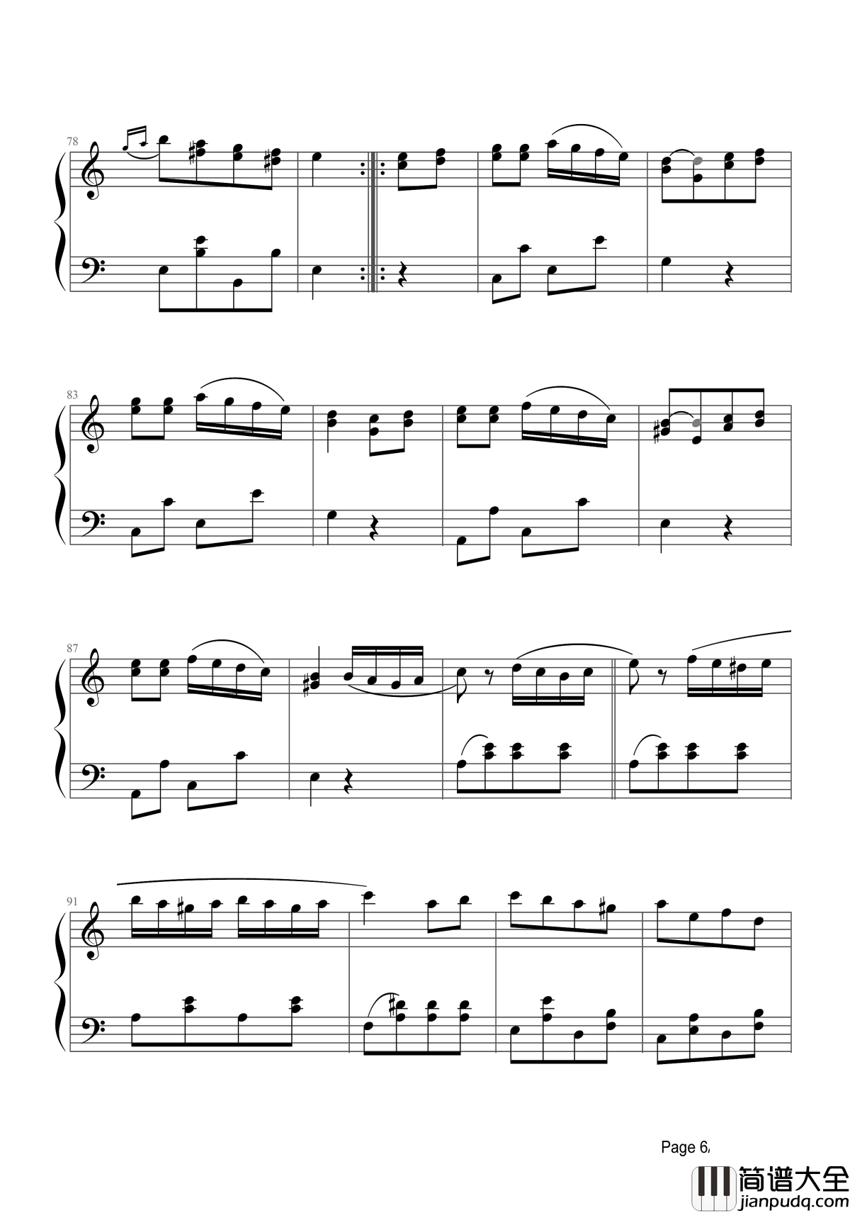 土耳其进行曲钢琴谱_莫扎特带你体验异国风味的曲调