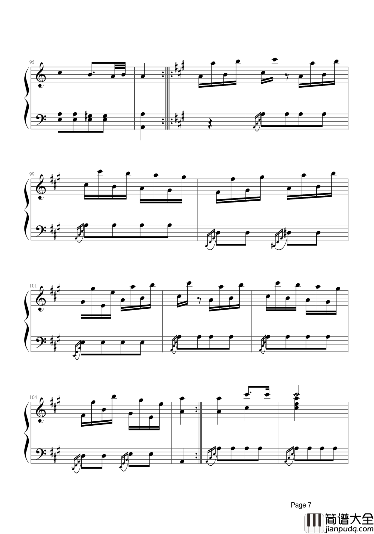 土耳其进行曲钢琴谱_莫扎特带你体验异国风味的曲调