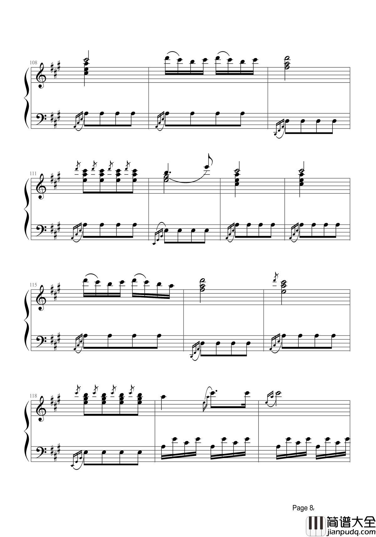 土耳其进行曲钢琴谱_莫扎特带你体验异国风味的曲调