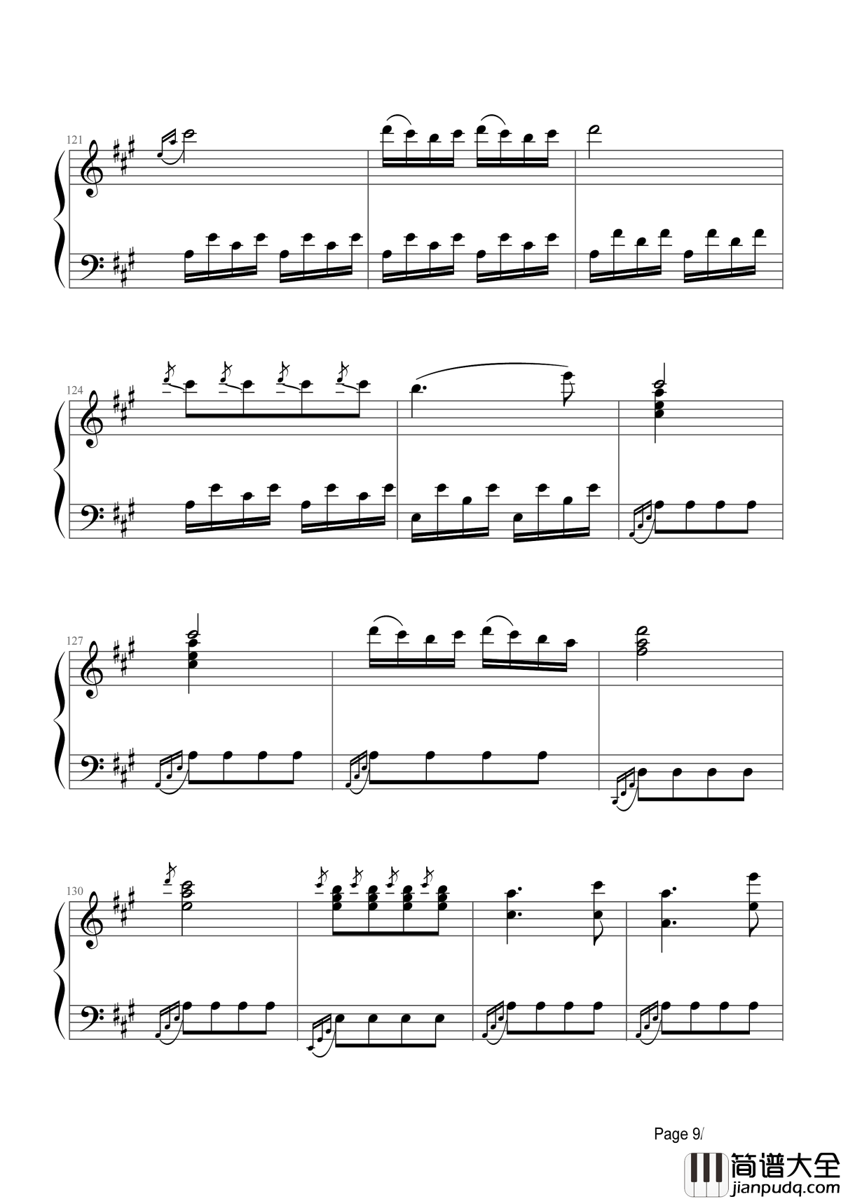 土耳其进行曲钢琴谱_莫扎特带你体验异国风味的曲调