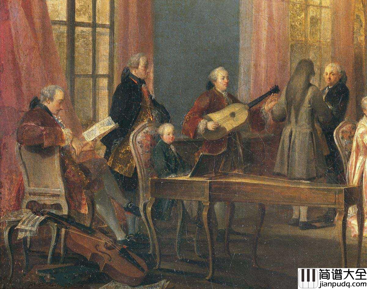 土耳其进行曲钢琴谱_莫扎特带你体验异国风味的曲调