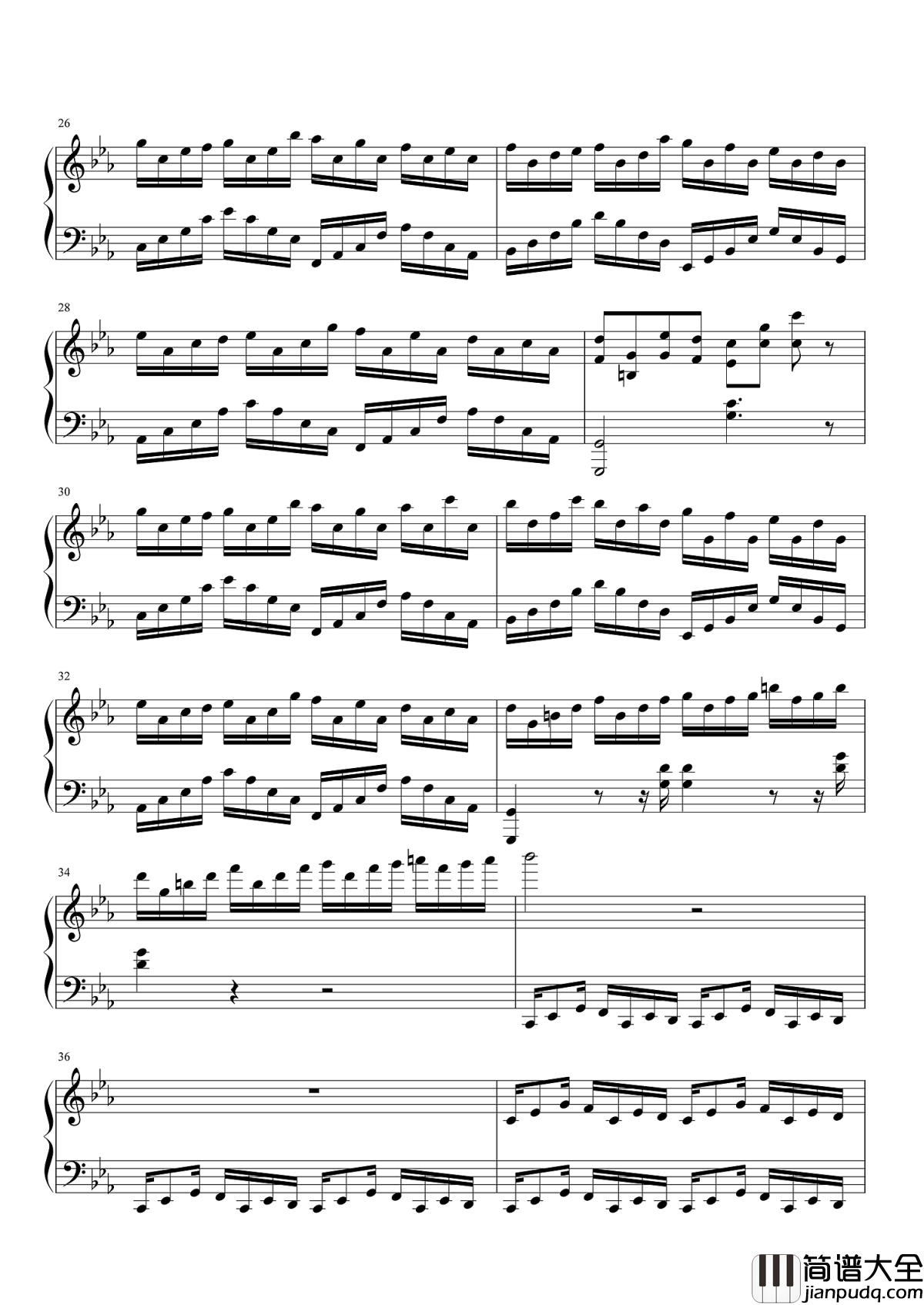 克罗地亚狂想曲钢琴谱_马克西姆_在被摧残的大地上重生