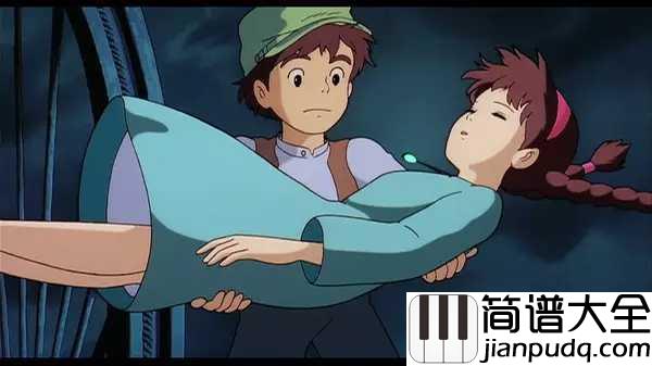 天空之城钢琴谱_久石让_如天上人间般的享受