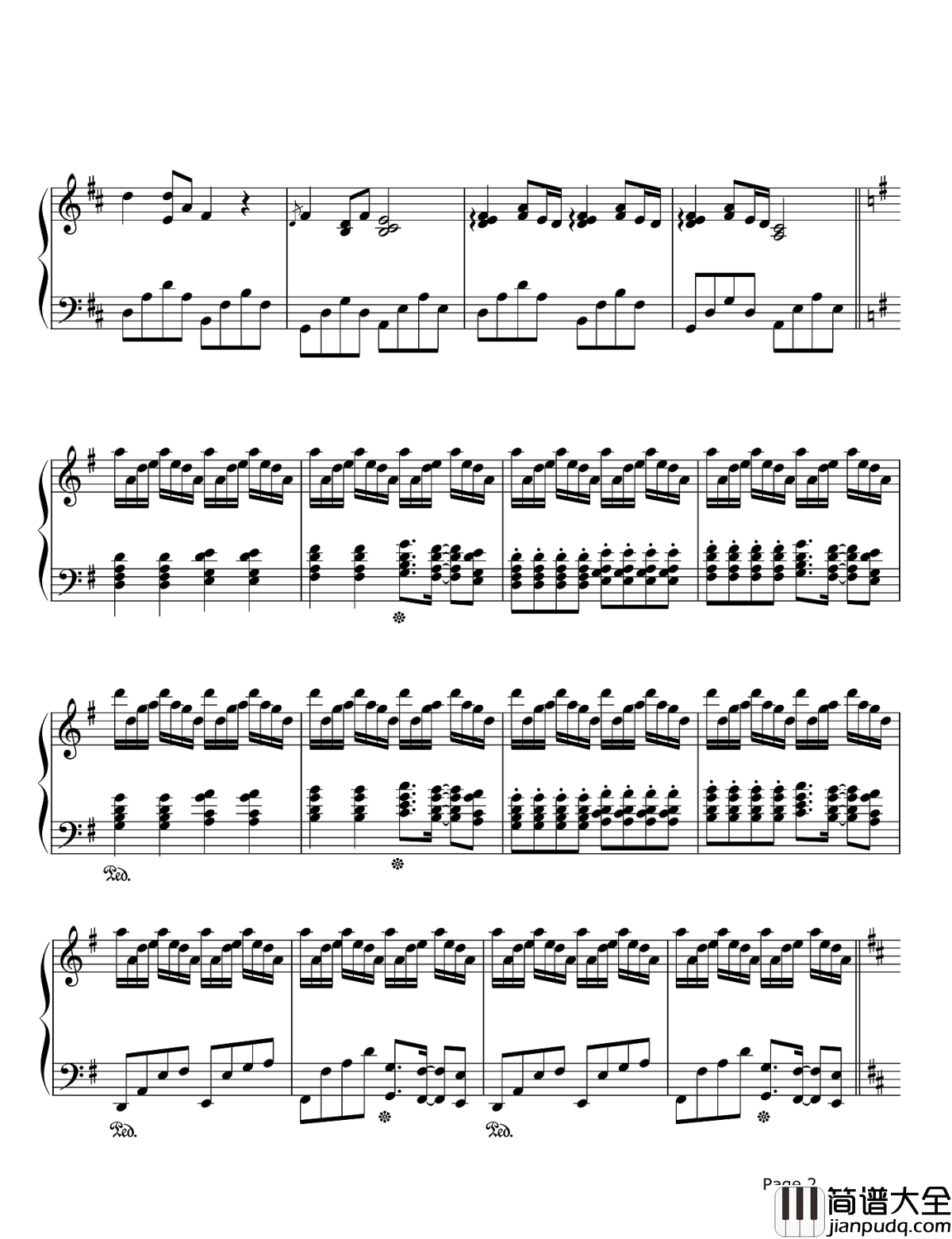 菊次郎的夏天钢琴谱_久石让_请不要都丢掉你的童心