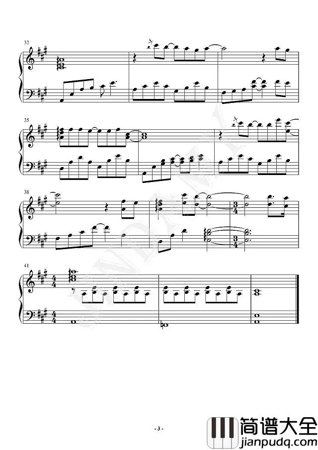 从此以后钢琴谱_吴亦凡__一如歌词般执拗而真挚,令人心疼