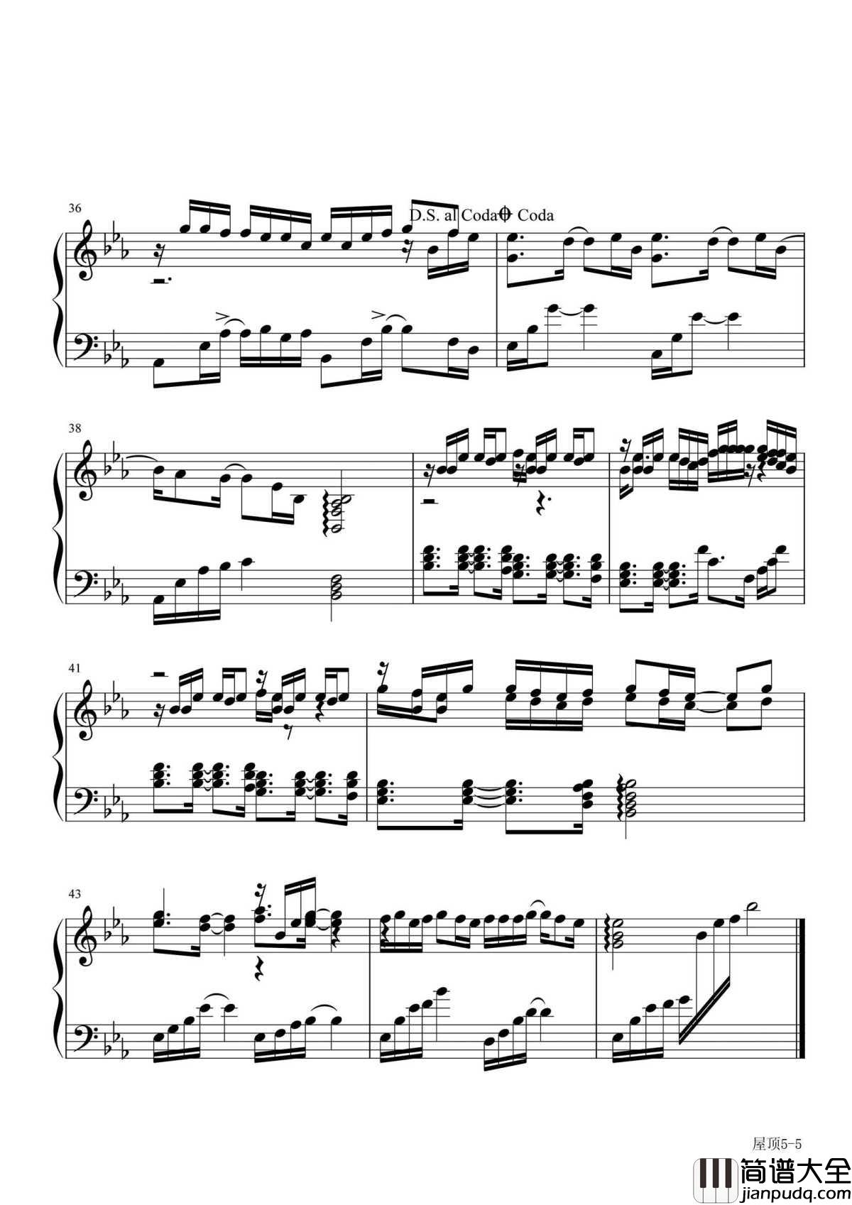 屋顶钢琴谱_周杰伦|站在梅田围龙屋屋顶,听着周杰伦“屋顶”的歌